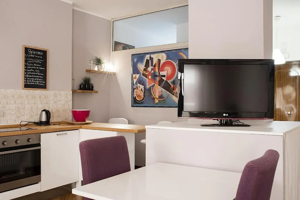 New Stabile Apt Balcony Central Apartment Palermo
